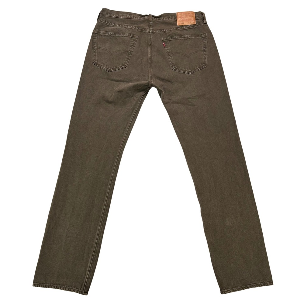 Levi's Jeans 501 Mens W36 L34 Brown Workwear Streetwear